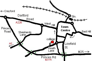 Dartford Branch Map Dartford Branch Map