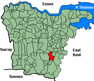 East Peckham Map North West Kent Family History Society